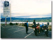 Lillehammer in the background
